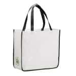 Custom Gloss Laminated Non-Woven Shopper Tote - 8