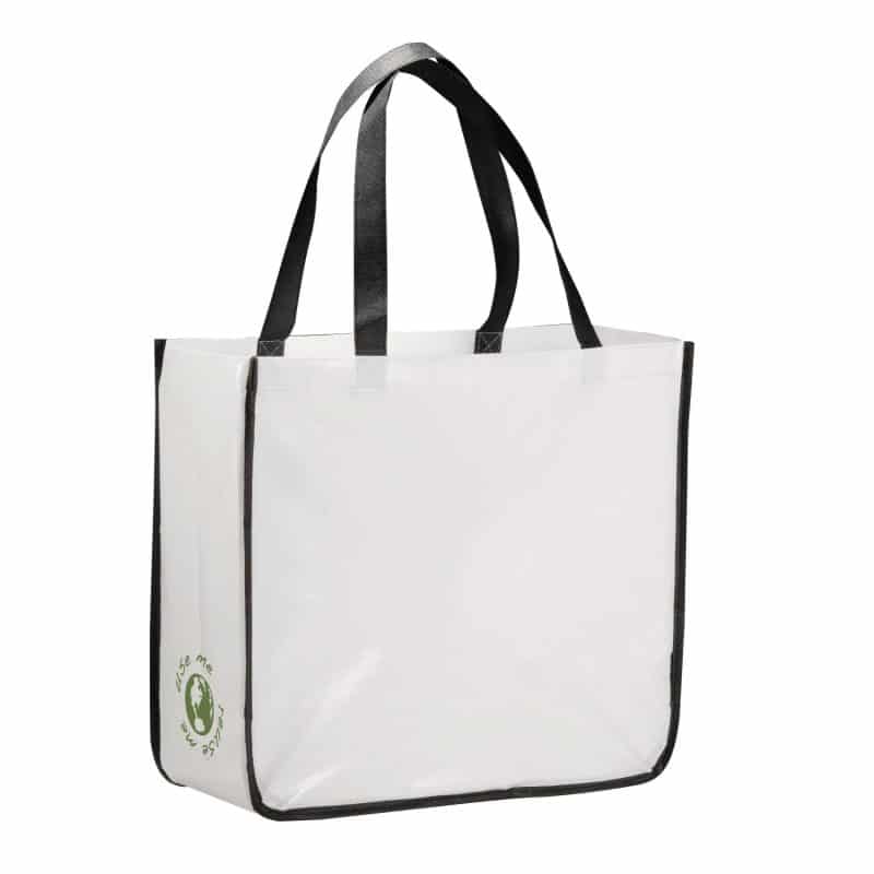 Custom Gloss Laminated Non-Woven Shopper Tote - 8