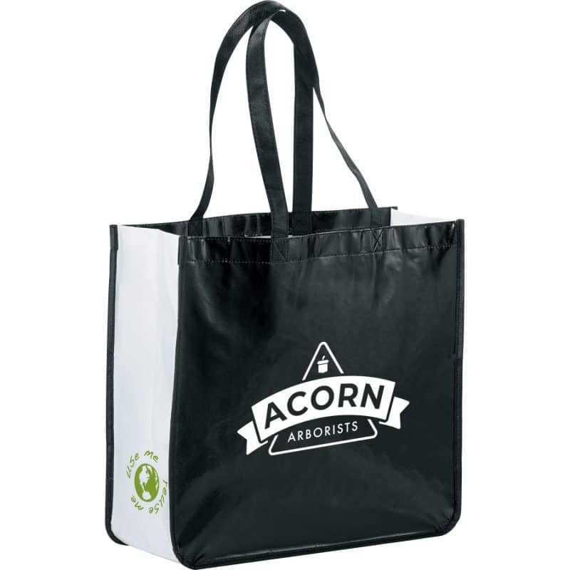 Custom Gloss Laminated Non-Woven Shopper Tote