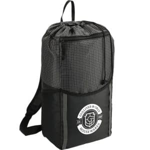Custom Grid 14L Drawstring Backpack