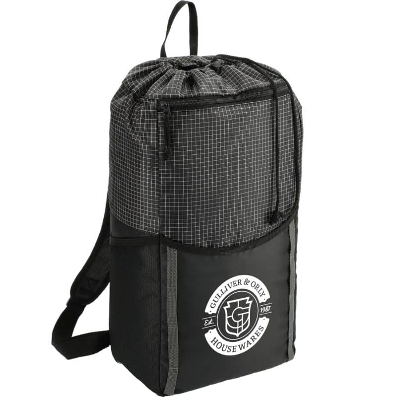 Custom Grid 14L Drawstring Backpack