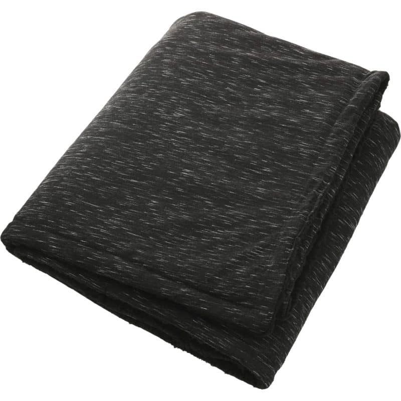 Custom Heathered Sherpa Blanket - 1