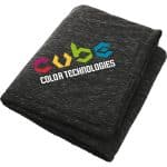 Custom Heathered Sherpa Blanket
