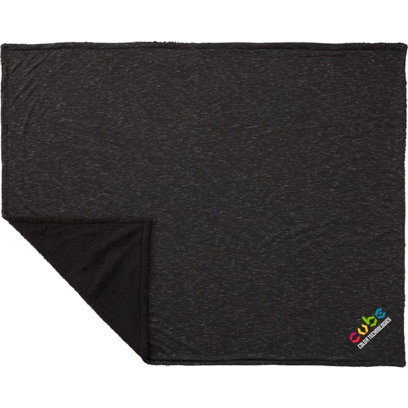 Custom Heathered Sherpa Blanket - 3