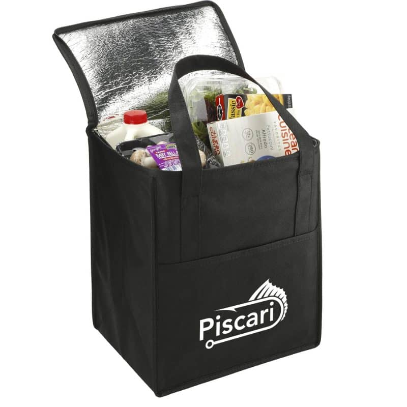 Custom Hercules Flat Top Insulated Grocery Tote - 2