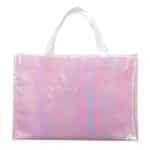 Custom Iridescent Non-Woven Shopper Tote - 4
