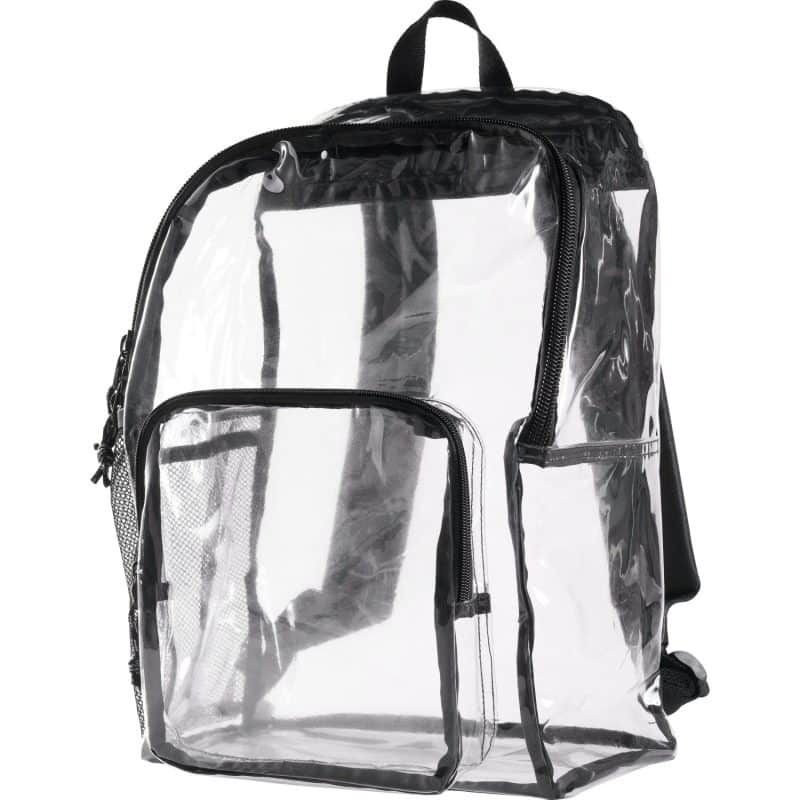 Custom Lucent Deluxe Clear PVC Backpack - 1