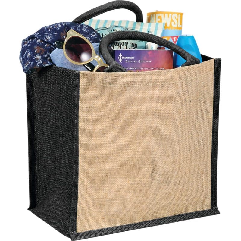 Custom Medium Jute Gift Tote - 1