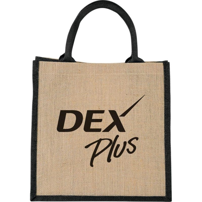 Custom Medium Jute Gift Tote - 2