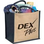 Custom Medium Jute Gift Tote - 4
