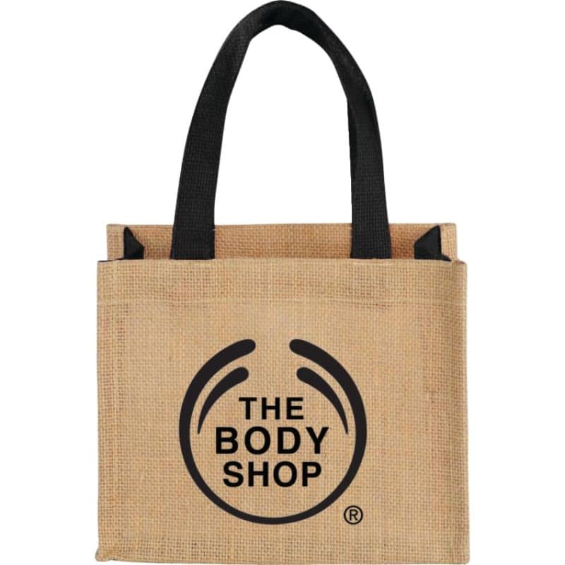 Custom Mini Jute Gift Tote - 2