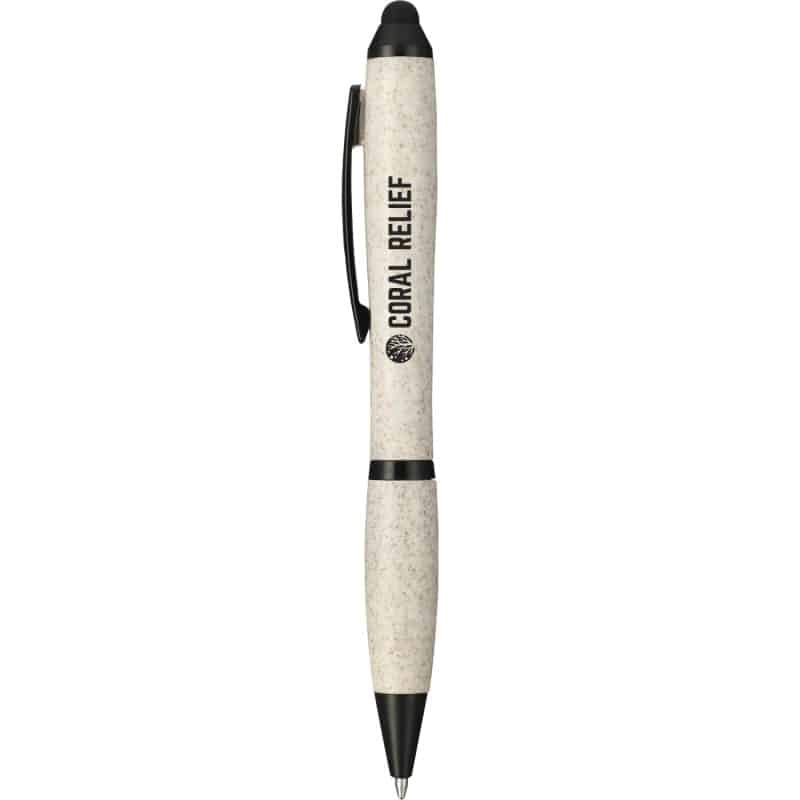 Custom Nash Wheat Straw Ballpoint Stylus Pen