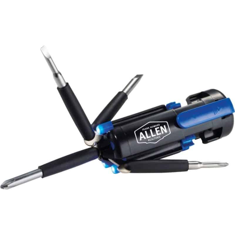 Custom Penta 6-in-1 Screwdriver Flashlight