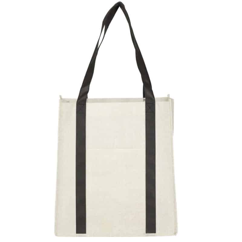 Custom Pluto Recycled Non-Woven Small Grocery Tote - 1