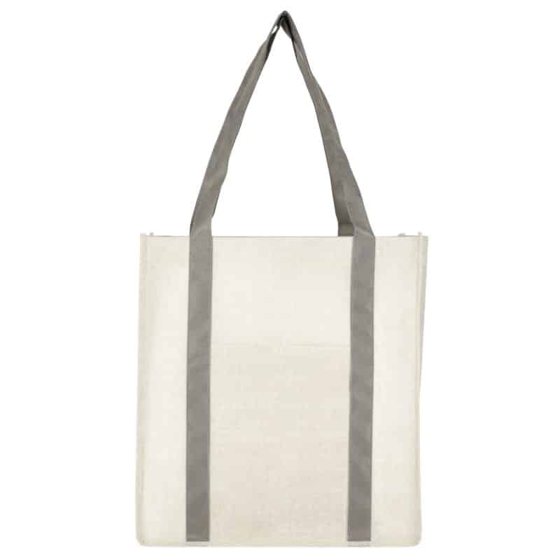 Custom Pluto Recycled Non-Woven Small Grocery Tote - 6