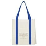 Custom Pluto Recycled Non-Woven Small Grocery Tote - 7