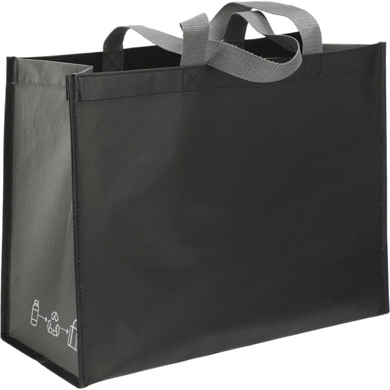 Custom rPET Laminated Matte Shopper Tote - 1