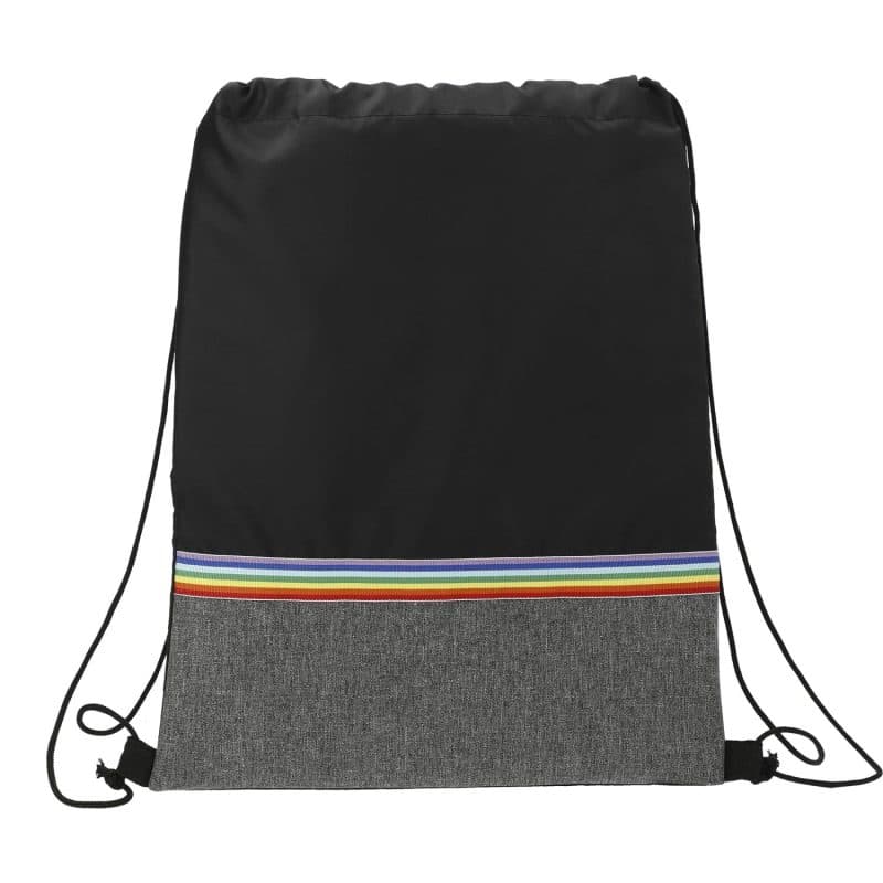 Custom Rainbow rPET Drawstring Bag - 4