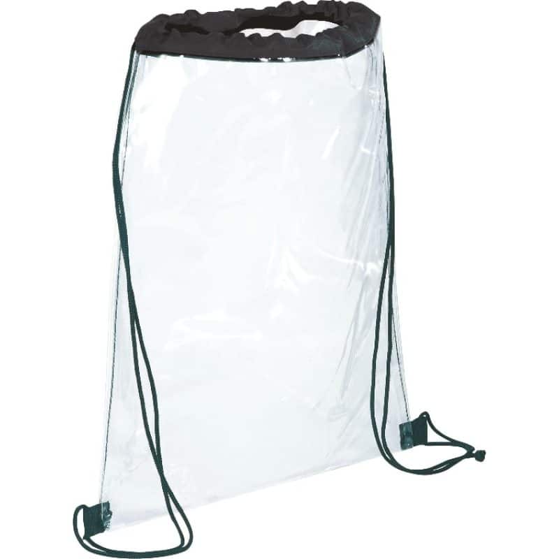 Custom Rally Clear Drawstring Bag - 3
