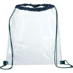 Custom Rally Clear Drawstring Bag - 7