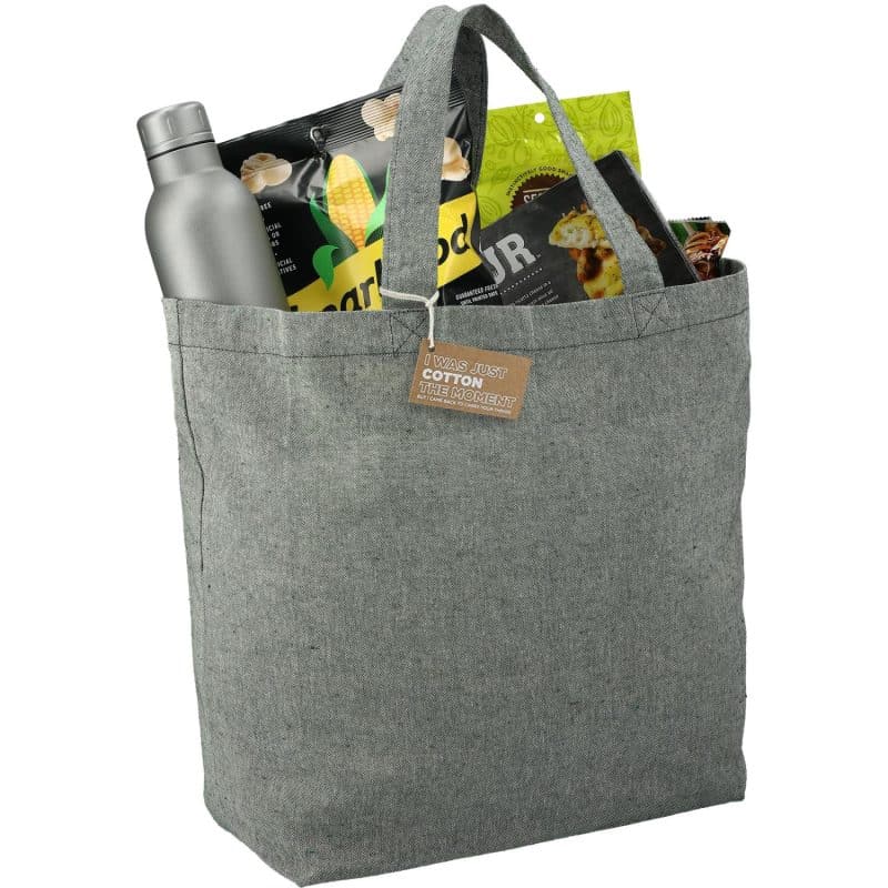 Custom Recycled 5oz Cotton Twill Grocery Tote - 8