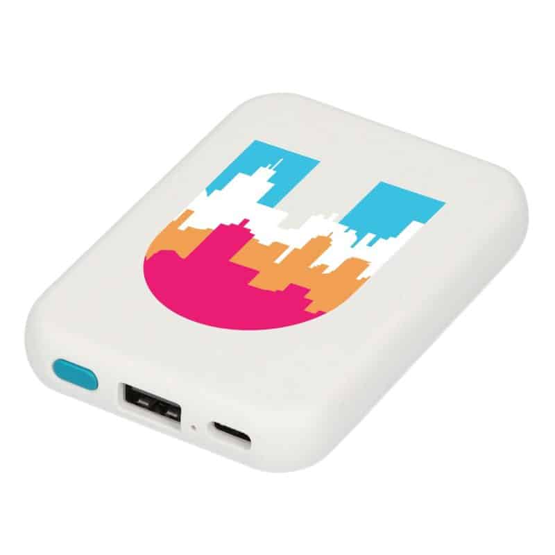 Custom Recycled ABS 3000 mAh Wireless Power Bank - 2