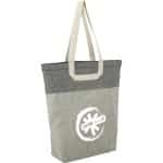 Custom Recycled Cotton U-Handle Book Tote