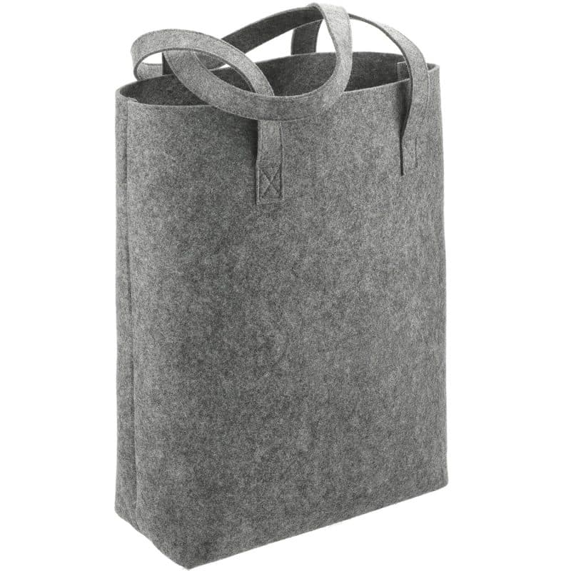 Custom Recycled Felt Shopper Tote - 1