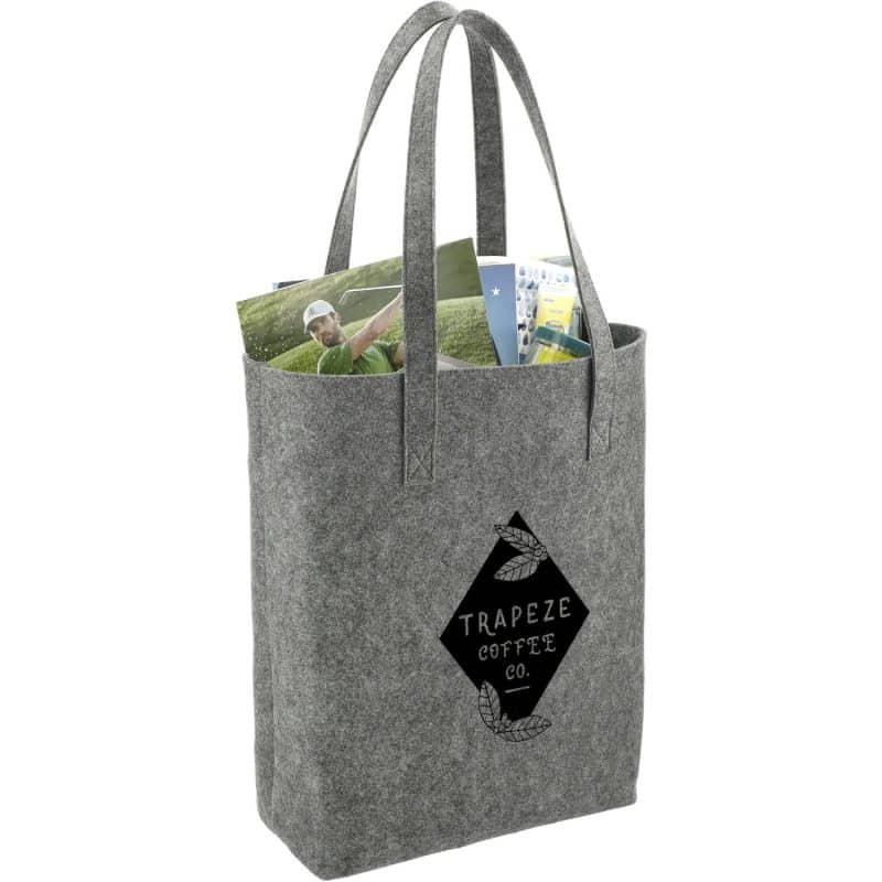 Custom Recycled Felt Shopper Tote - 2