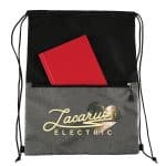 Custom Recycled Graphite Drawstring - 2