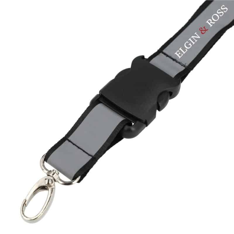Custom Recycled Polyester Reflective Lanyard - 2