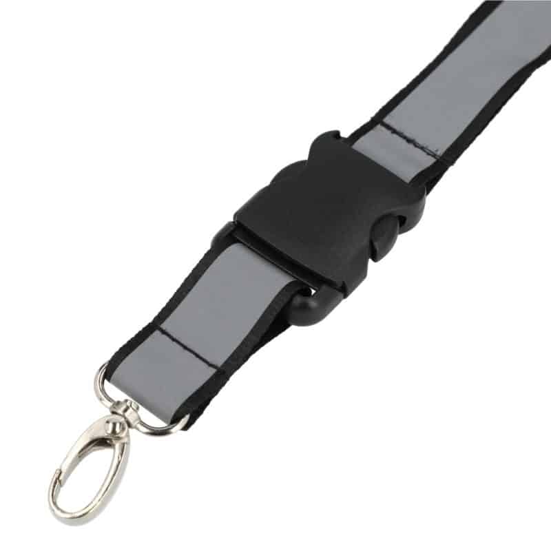Custom Recycled Polyester Reflective Lanyard - 3