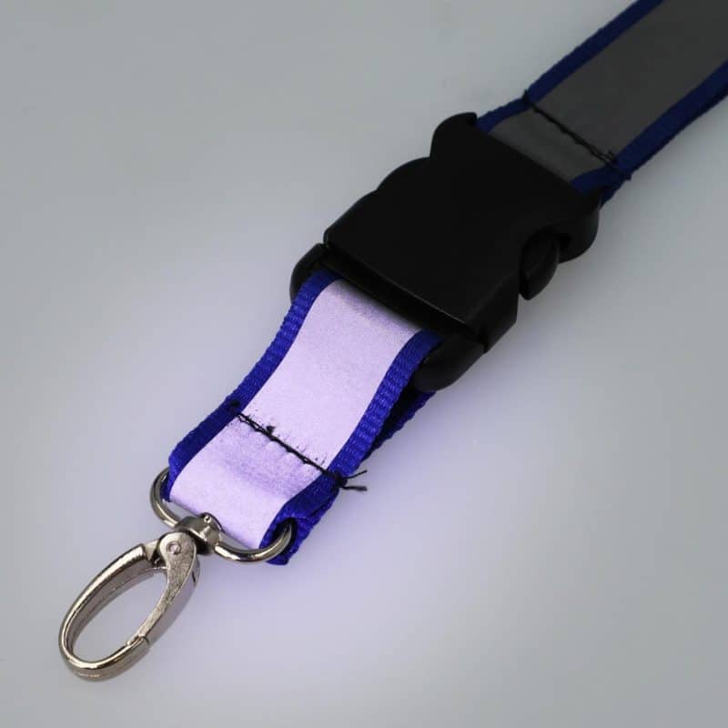 Custom Recycled Polyester Reflective Lanyard - 8