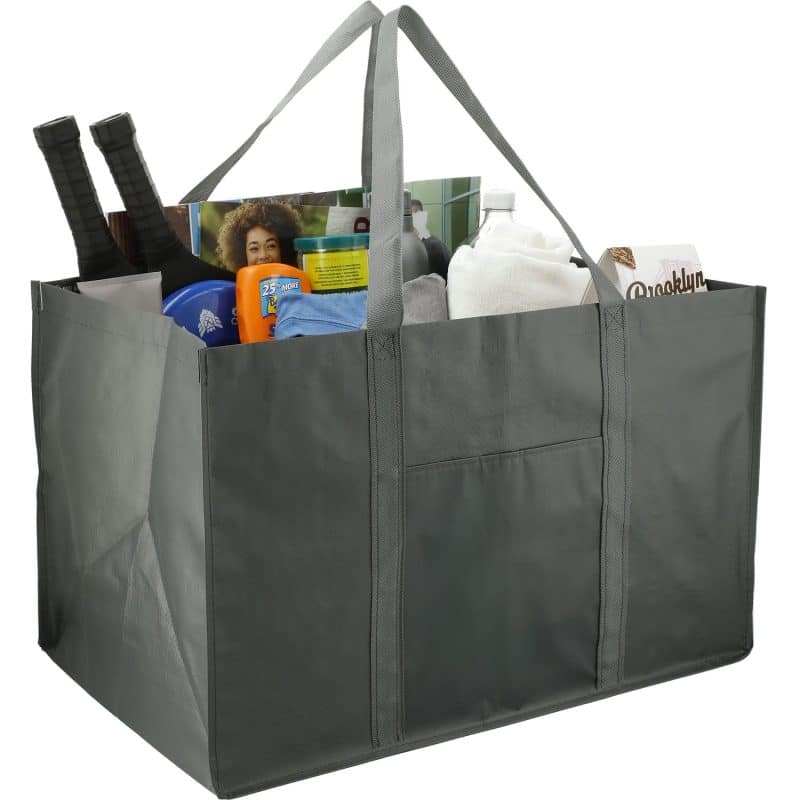 Custom Recycled Woven Utility Tote - 1