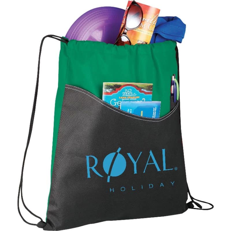 Custom Rivers Non-Woven Drawstring Bag - 2