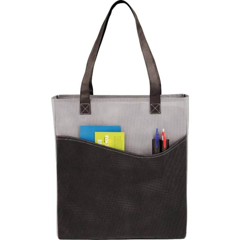 Custom Rivers Pocket Non-Woven Convention Tote - 1