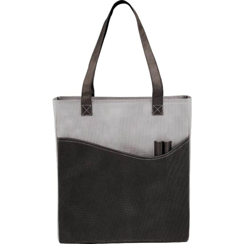 Custom Rivers Pocket Non-Woven Convention Tote - 3