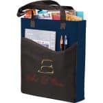 Custom Rivers Pocket Non-Woven Convention Tote - 6