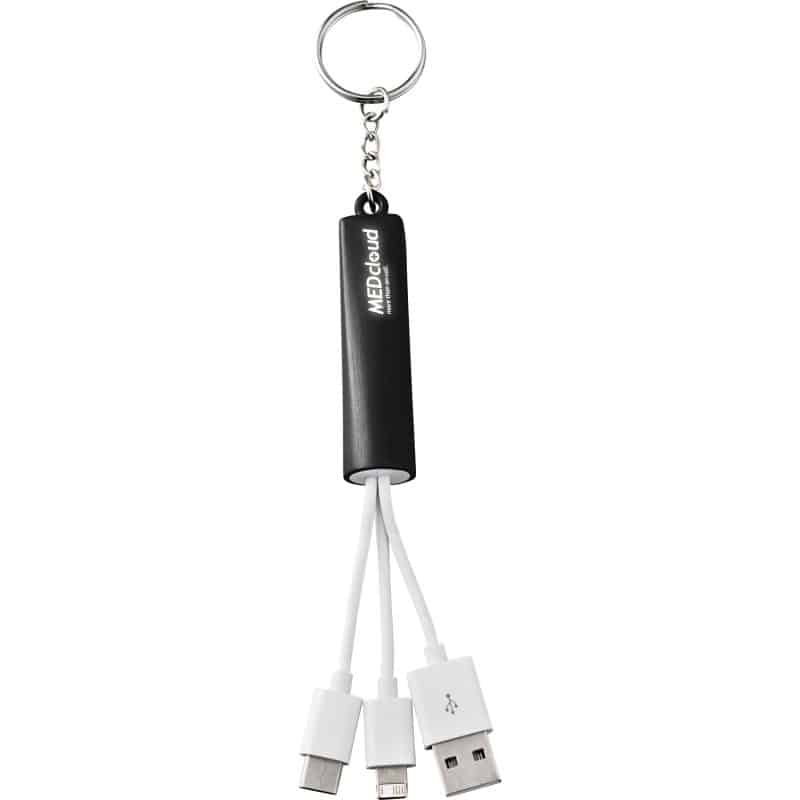 Custom Route Light Up Logo 3-in-1 Cable - 3