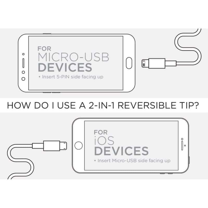 Custom Route Light Up Logo 3-in-1 Cable - 4