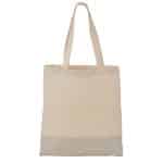 Custom Silver Line Cotton Convention Tote - 2