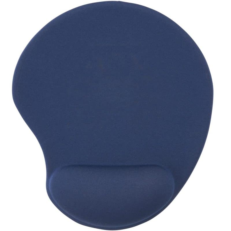 Custom Solid Jersey Gel Mouse Pad / Wrist Rest - 5