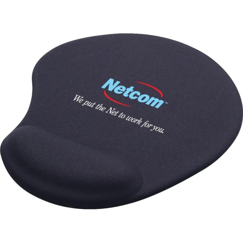 Custom Solid Jersey Gel Mouse Pad / Wrist Rest
