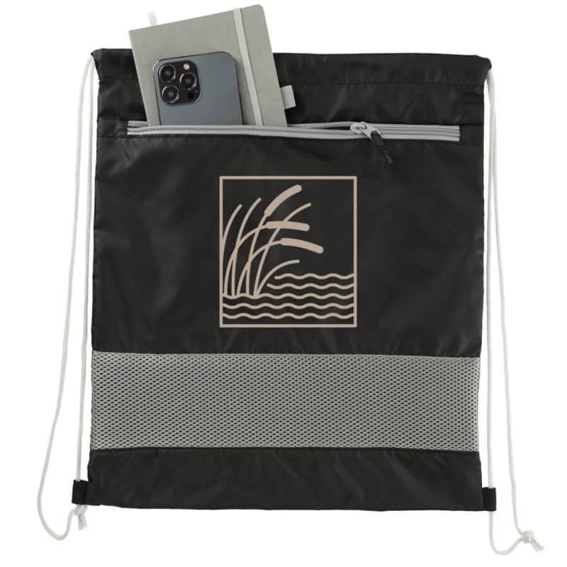 Custom Sparks Recycled Drawstring Bag - 2