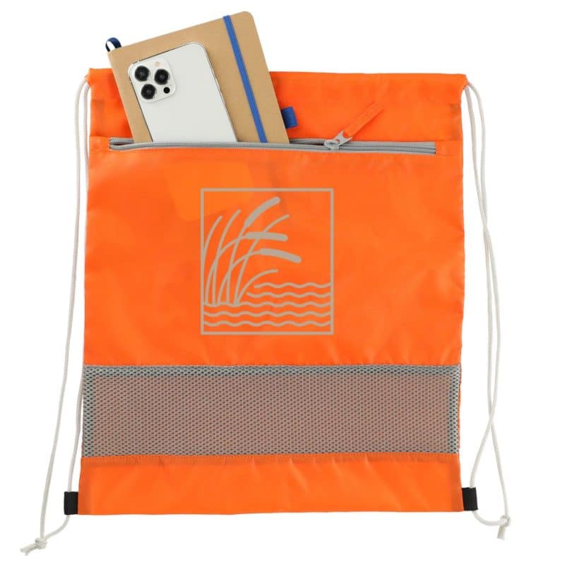 Custom Sparks Recycled Drawstring Bag - 7