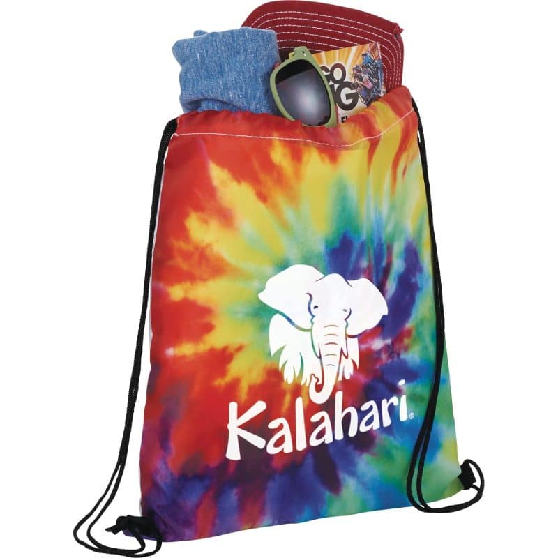 Custom Tie Dye Drawstring Bag - 2