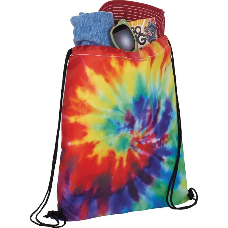Custom Tie Dye Drawstring Bag - 3