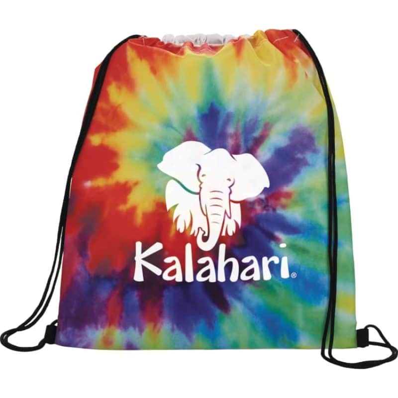 Custom Tie Dye Drawstring Bag - 4