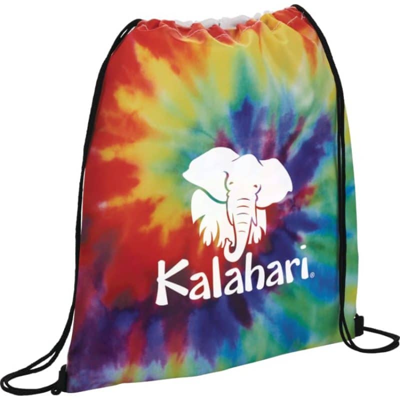 Custom Tie Dye Drawstring Bag
