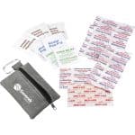 Custom Zippered 20-Piece First Aid Pouch - 5